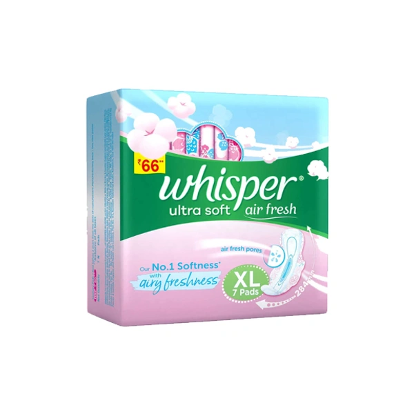 Whisper Ultra soft XL 7pads 284mm - 7pcs.